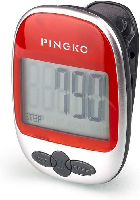 PINGKO Outdoor Multi-Function Portable Sport Pedometer Step/Distance/Calories/Counter