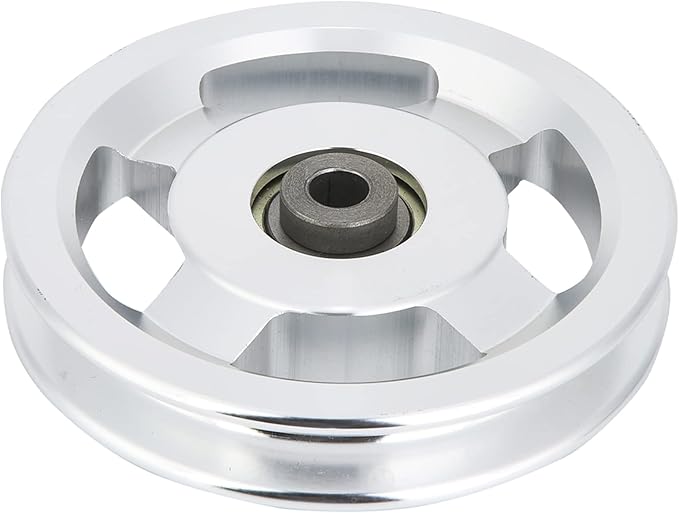 Gym Pulley Wheel, Aluminium Alloy Fitness Pulley Home Gym Attachments Part Exercise Strength Training Accessory Gym Fitness Equipment, for 10.5mm Bore Diameter