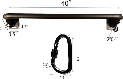 Pull-Up Bars.Door pull-up bar . Diameter 1.3 inches.Reinforced 520LBS upper