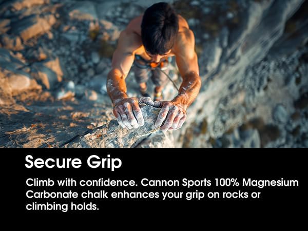 Cannon Sports Magnesium Carbonate Gym Chalk- Blocks, Liquid, & Powder Options - Sweatproof Grip, Blister Prevention for Workout, Weightlifting, Gymnastics, Rock Climbing