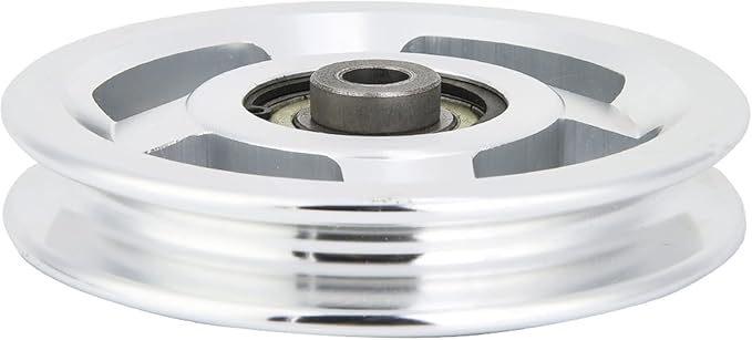Gym Pulley Wheel, Aluminium Alloy Fitness Pulley Home Gym Attachments Part Exercise Strength Training Accessory Gym Fitness Equipment, for 10.5mm Bore Diameter
