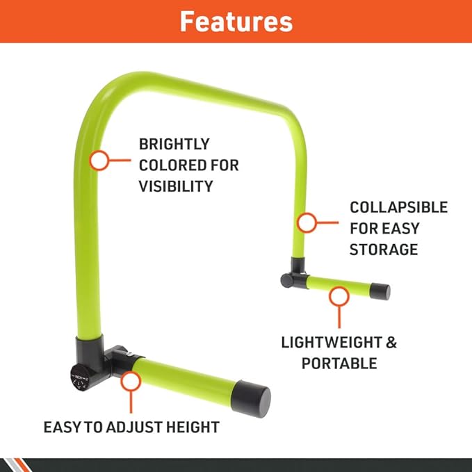Body Sport Adjustable Athletic Speed Training Hurdles 5