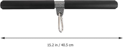 DIY Straight Bar, Bicep Pull With Soft Hand Grips - Weight Machine Accessories for Home Gym Workout