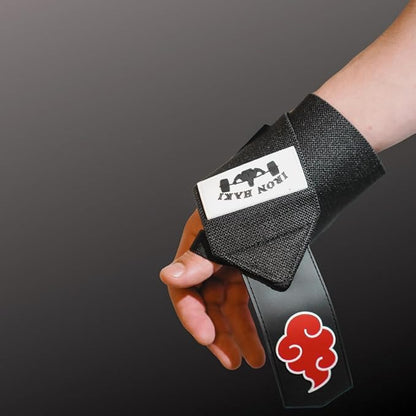Anime Wrist Wraps Ideal for Weightlifting, Powerlifting, and CrossFit. One Size Fits All. Premium Wrist Support for Gym Workouts