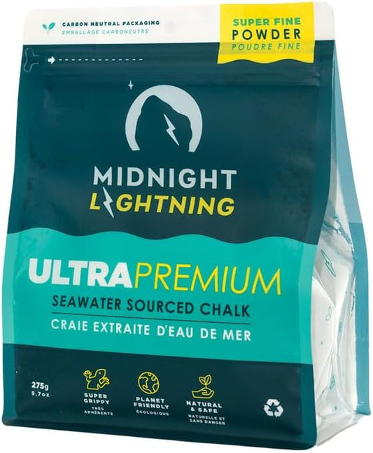 Seawater-Sourced Climbing Chalk - Loose Chalk for Rock Climbing, Bouldering, Weight Lifting, & Gymnastics