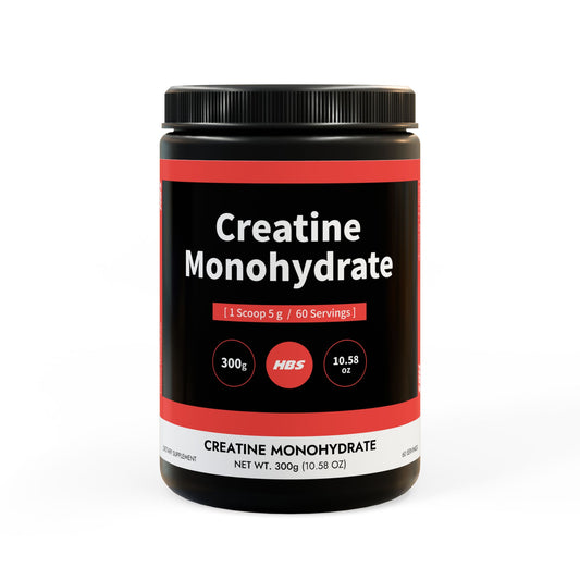 HBS, Creatine Monohydrate Supplement (300g, 10.58oz)