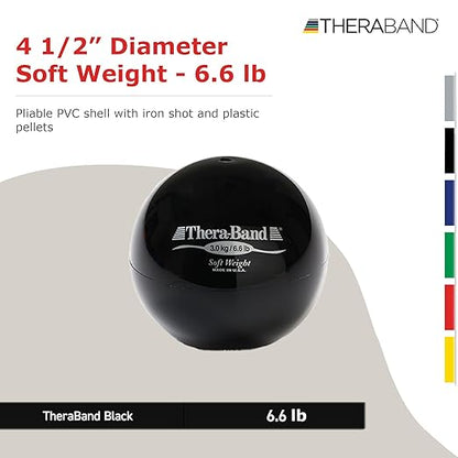 THERABAND Soft Weight 4.5" Diameter, 6.6LB