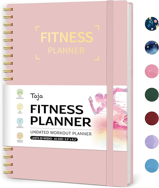 Fitness Workout Journal for Women & Men A5(5.5" x 8.2") Workout