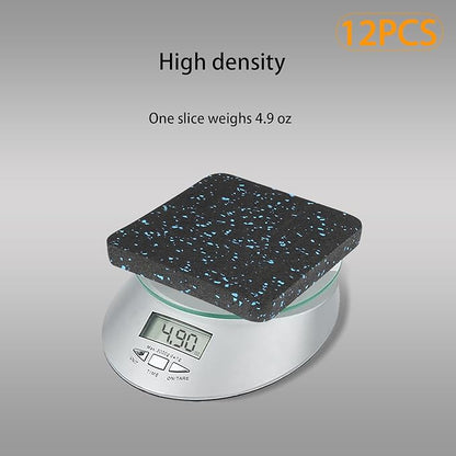 Protect Your Floors with High-Density Rubber Treadmill Mat 12, 3.94" 3.94" x 3.94" x 0.5" Exercise