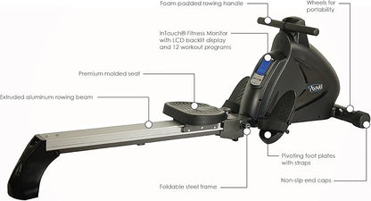 Stamina Avari Programmable Magnetic Exercise Rower