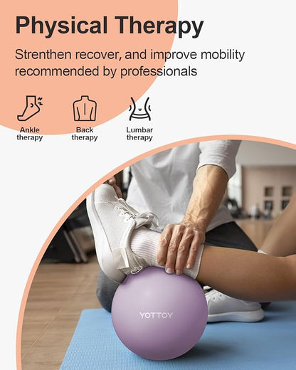 Pilates Ball, 10-inch Exercise Ball with Anti-Burst Technology