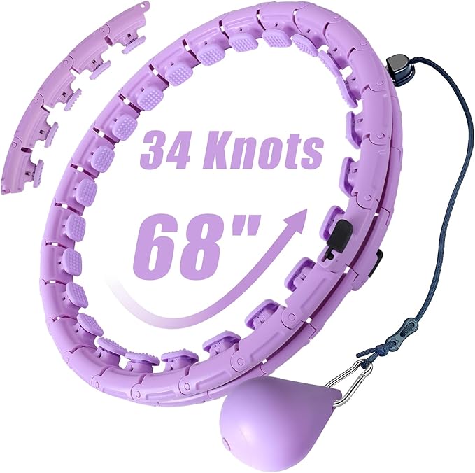 34 Knots Weighted Workout Hoop Plus Size