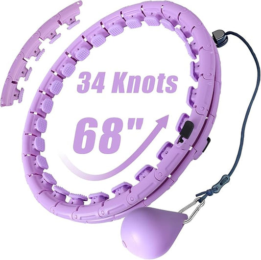 34 Knots Weighted Workout Hoop Plus Size