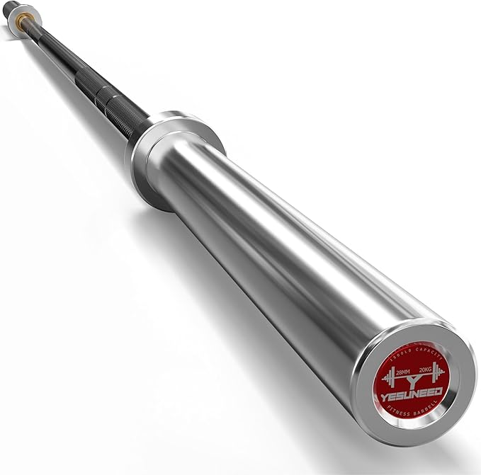 Olympic Barbell Weight Bar for Weightlifting 7ft/6ft/5ft for 500lbs/400lbs/330lbs Weight