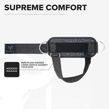 Iron Bull Strength Women's Kickback Ankle Strap for Cable Machines & Resistance Bands: Gym & Home Workout Cuff Attachment for Leg Extensions, Kickbacks, Hip Abductors - Booty Exercises