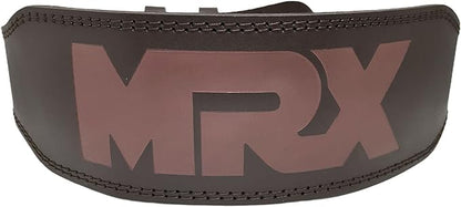 MRX Weight Lifting Belt Genuine Leather - 4 8mm Thick