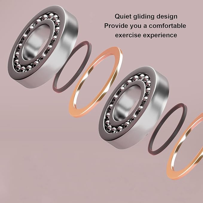 Abs Fitness Trainer Disc 4 Rollers Quiet Smoothing