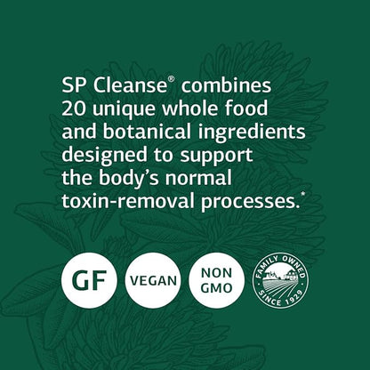 Standard Process SP Cleanse - Whole Food Gallbladder Cleanse, Liver Cleanse, Kidney Support, Digestion and Toxin Cleanse with Collinsonia Root, Juniper Berry, Cordyceps Mushroom, and More - 150 Caps
