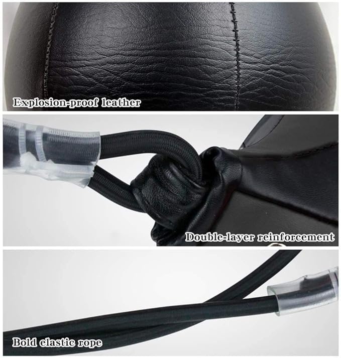 TOCO FREIDO Double End Punching Ball, Speed Bag with Difficulty Levels Boxing Reflex Ball with Headband, Perfect for Reaction, Agility, and Hand Eye Coordination Training