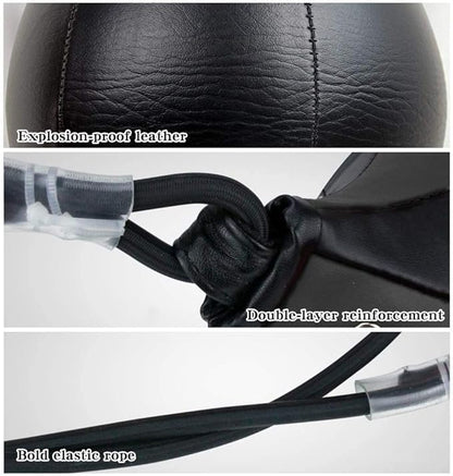 TOCO FREIDO Double End Punching Ball, Speed Bag with Difficulty Levels Boxing Reflex Ball with Headband, Perfect for Reaction, Agility, and Hand Eye Coordination Training