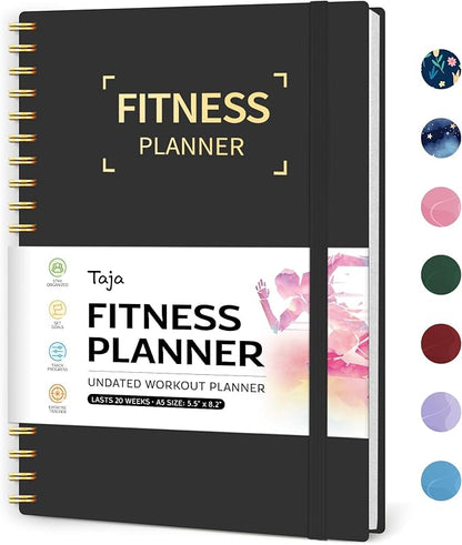 Fitness Workout Journal for Women & Men A5(5.5" x 8.2") Workout