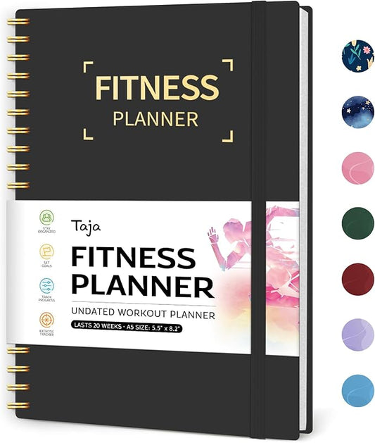 Fitness Workout Journal for Women & Men A5(5.5" x 8.2") Workout