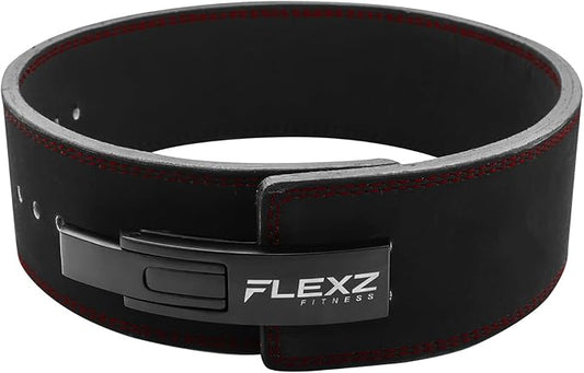 Flexz Fitness Lever Weight Lifting Belt Leather - 10MM 13MM 13MM Powerlifting