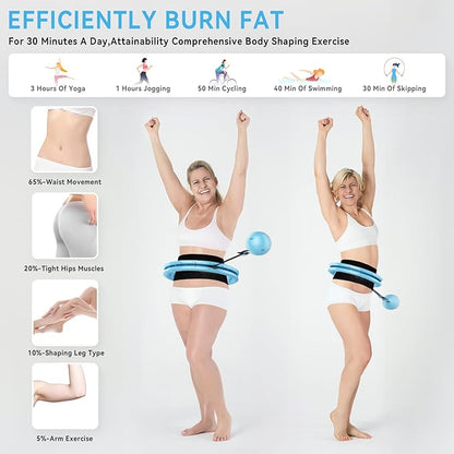 Weighted Hula Hoop for Adults Weight Loss