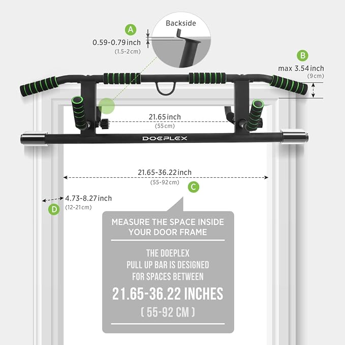 [New Upgrade] Multi-Grip Pullup Bar with Smart Larger
