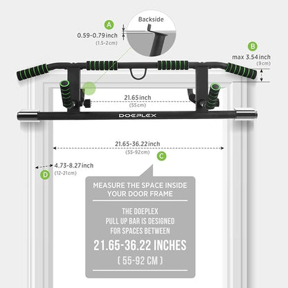 [New Upgrade] Multi-Grip Pullup Bar with Smart Larger