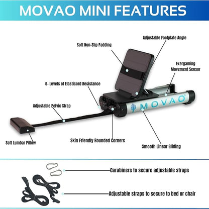 Mini In-Bed Leg Press for Knee and Hip Replacement, ACL MCL or PCL Surgery Recovery Increasing Muscle Strength Exercising Physical Therapy Affordable & Portable (MCV345)
