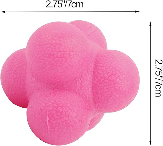 Yaegoo 6 PCS Reaction Balls Rubber Reaction Bounce