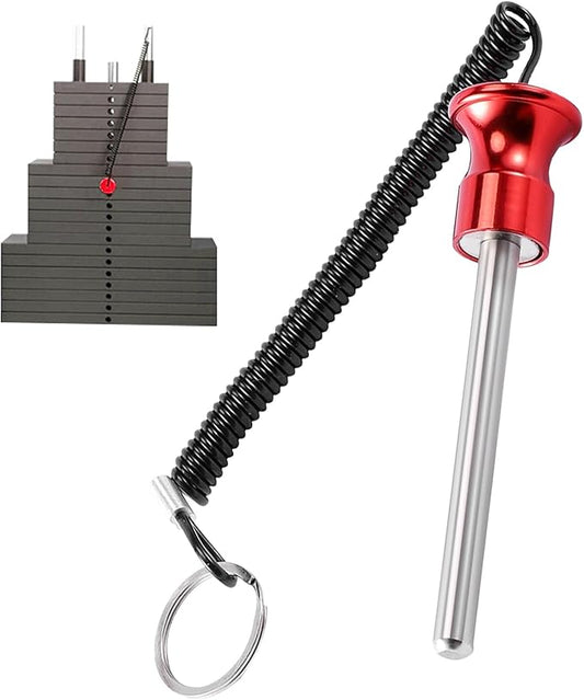 Weight Stack Pin,Universal Magnetic Weight Pin with Pull Rope Strength Training Equipment for Commercial Gym or Home Gym | Pin Insert | Heavy Duty | Health Club Grade Steel Gym Accessories