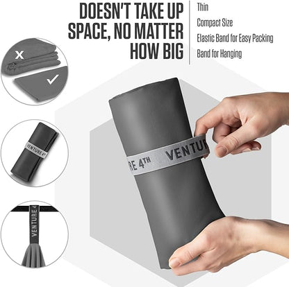 VENTURE 4TH Quick Dry Towel. Microfiber Travel Towel