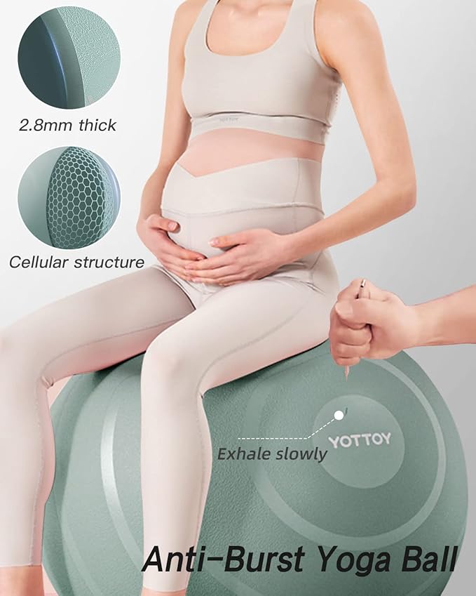 Anti-Burst Exercise Ball for Working Out
