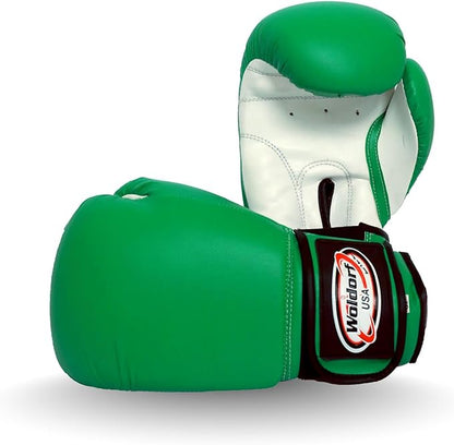 Boxing Gloves Kickboxing Muay Thai Punching Bag Vinyl Green - Durable Multi Layered Foam Padded Offers Unbeatable Price Kids and Adult Sizes