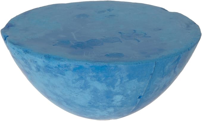 Dixon Industrial Carpenter Chalk, 2.5" Molded Hemispherical Cake, Blue, 72-Pack (77705)