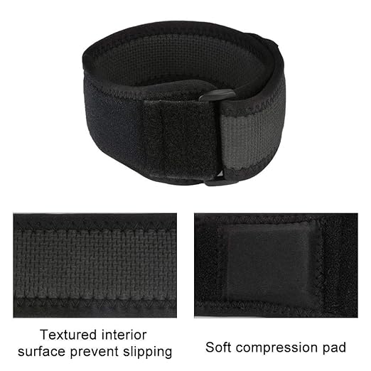 supregear IT Band Strap （2-Pack）- It Band Relief - Outside of Knee Pain, Iliotibial Band Syndrome Brace - Adjustable Support for Running and Exercise - Athletic Stabilizer for Men, Women