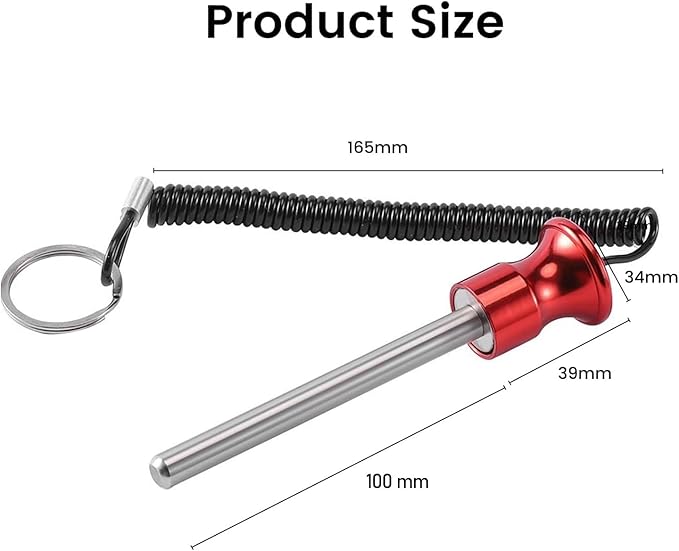 Weight Stack Pin,Universal Magnetic Weight Pin with Pull Rope Strength Training Equipment for Commercial Gym or Home Gym | Pin Insert | Heavy Duty | Health Club Grade Steel Gym Accessories