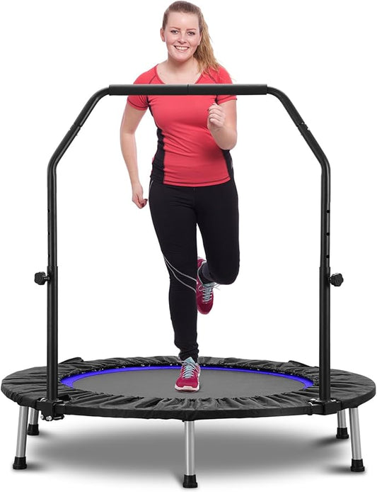 HYD-Parts 40" Foldable Mini Trampoline for Adults and 330lbs
