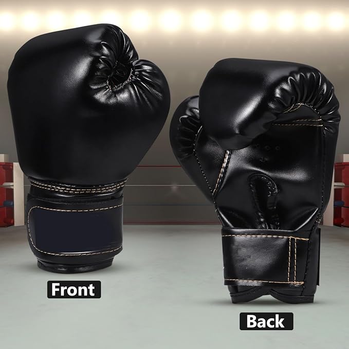 Yardwe Kids Boxing Gloves, Youth Boys and Girls Training Sparring Glove for Kickboxing, Punching Bag, MMA, Thai, Pu Leather, Sponge Liner