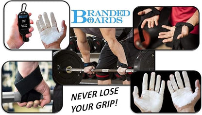Liquid Chalk & Weightlifting Straps for Rock Climbing, Powerlifting, Cross Training, Mess Free Gym Approved, Dries Fast