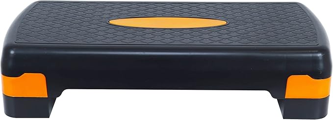 Signature Fitness Adjustable Workout Aerobic Stepper Step Platform Trainer 27-Inch, Multiple