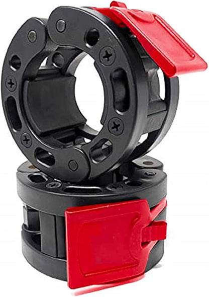 Clout Fitness Olympic Barbell Clamps Collars Quick Release 2 Inch