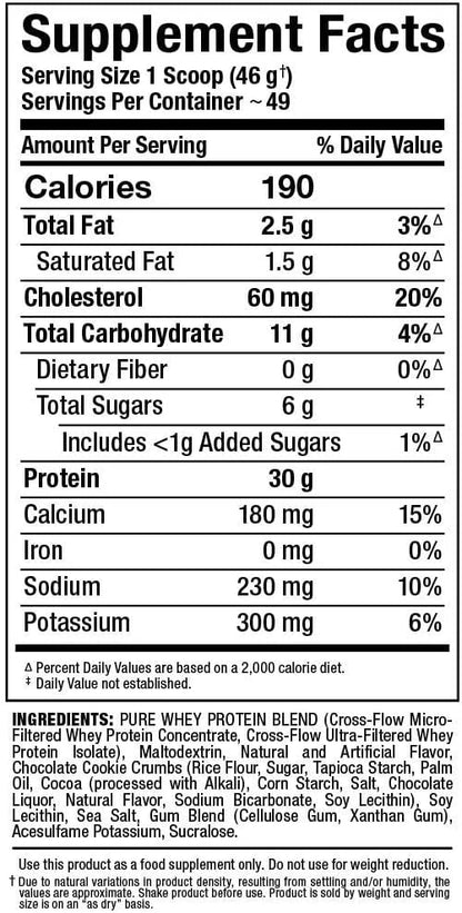 ALLMAX Nutrition AllWhey Classic Whey Protein, Gluten Free, 24g Protein per Scoop, Approx. 49 Servings, Cookies & Cream, 5 lbs