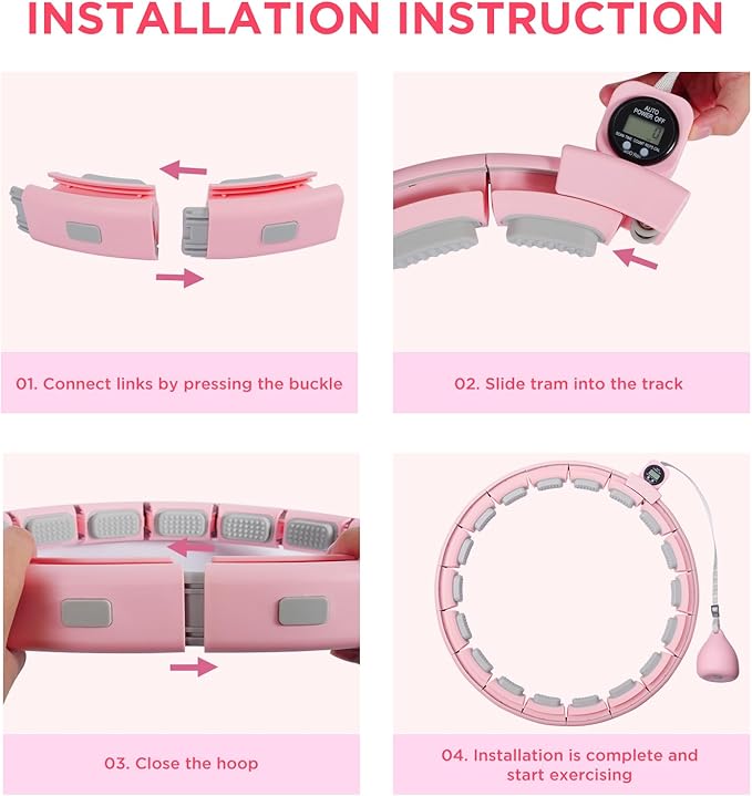 Humixx Infinity Hoop for Adult Weight Loss 2 in 1 Smart