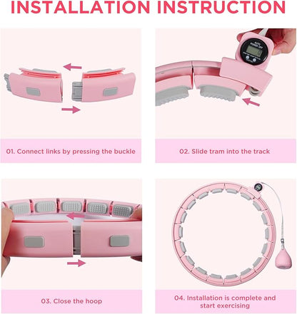 Humixx Infinity Hoop for Adult Weight Loss 2 in 1 Smart