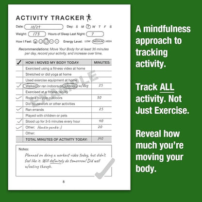 BUNDLE: 28 Day Fitness DVD plus Wellness Tracker for Women and Men 50-80+