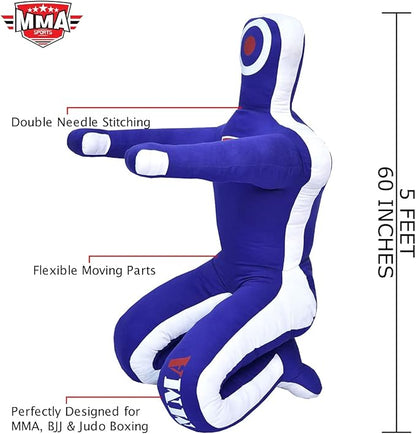 Sports Brazilian JIU Jitsu Grappling Submission Throwing Dummy Punching Heavy Bag Kick Boxing Dummies UNFILLED