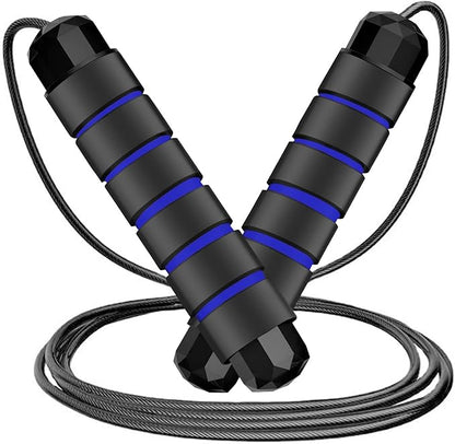 FITMYFAVO Jump Rope Cotton Adjustable Skipping Weighted jumprope